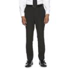 Men's Wd. Ny Slim-fit Black Flat-front Suit Pants, Size: 29x32, Oxford