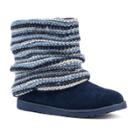 So&reg; Liana Girls' Sweater Boots, Size: 12, Blue (navy)