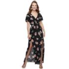 Juniors' Three Pink Hearts Floral Maxi Dress, Teens, Size: Xs, Oxford