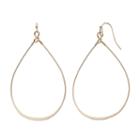 Lc Lauren Conrad Teardrop Hoop Earrings, Women's, Gold