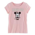 Disney's Minnie Mouse Girls 4-7 Fabulous Tee By Jumping Bean&reg;, Girl's, Size: 4, Brt Pink