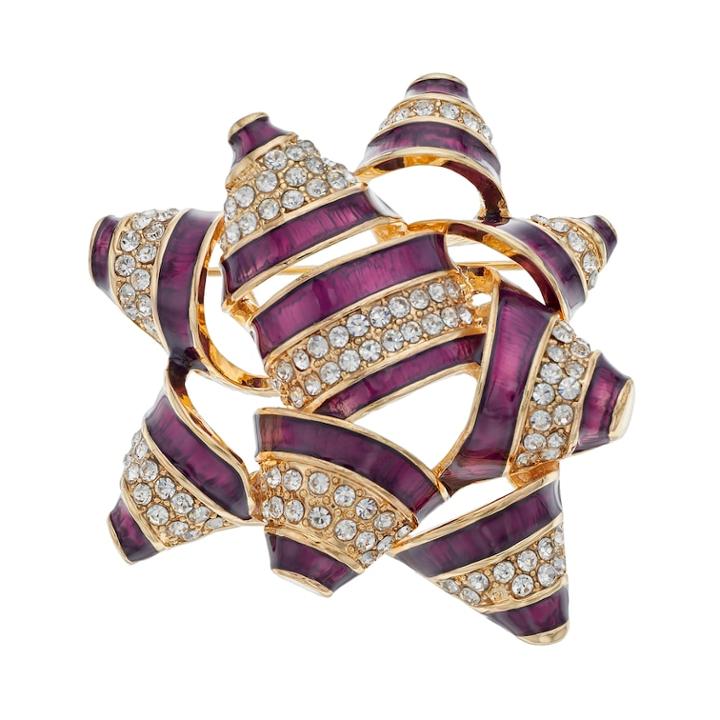 Napier Bow Pin, Women's, Purple