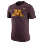 Men's Nike Minnesota Golden Gophers Marled Tee, Size: Large, Dark Red