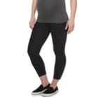 Maternity A:glow Full Belly Panel Shapewear Capri Leggings, Women's, Size: Xs Maternity, Black