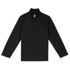 Boys 8-20 Chaps Performance Quarter-zip Top, Size: 10-12, Black