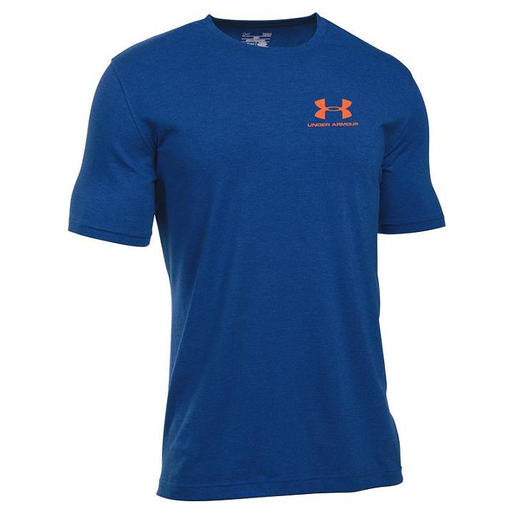 Men's Under Armour Chest Logo Tee, Size: Xl, Blue