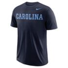 Men's Nike North Carolina Tar Heels Wordmark Tee, Size: Small, Blue (navy)