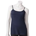 Women's Sonoma Goods For Life&trade; Everyday Scoopneck Camisole, Size: Xxl, Blue