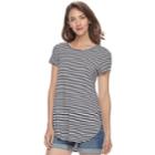 Women's Apt. 9&reg; Essential High-low Tunic, Size: Xl, Black