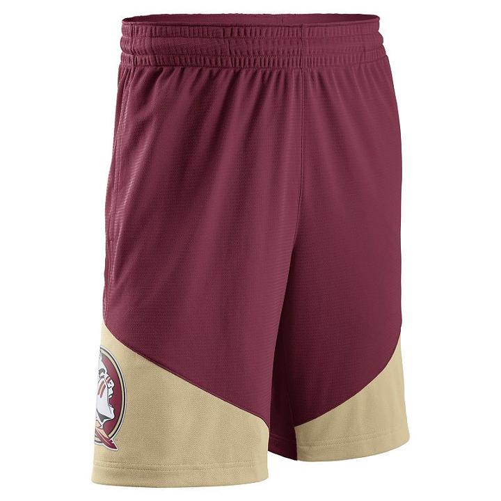 Men's Nike Florida State Seminoles New Classic Dri-fit Shorts, Size: Medium, Med Red