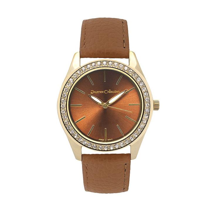 Journee Collection Women's Watch, Brown