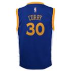 Boys 8-20 Golden State Warriors Stephen Curry Replica Road Jersey, Size: M 10-12, Blue