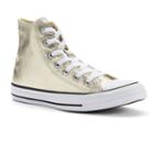 Adult Converse Chuck Taylor All Star Metallic High-top Sneakers, Size: M8w10, Yellow Oth