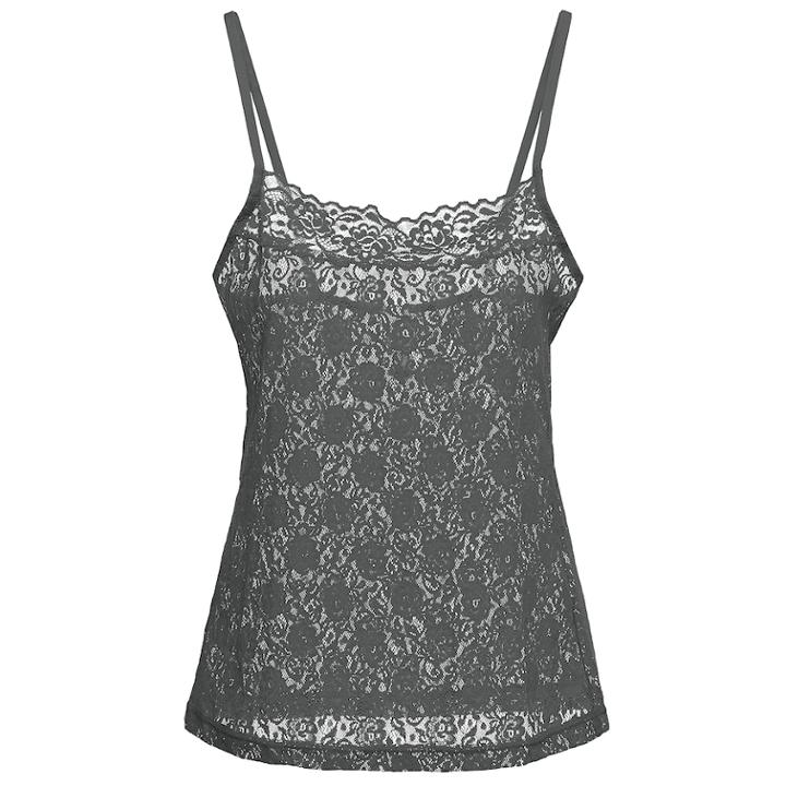 Women's Cosabella Amore Adore Lace Camisole, Size: Small, Grey