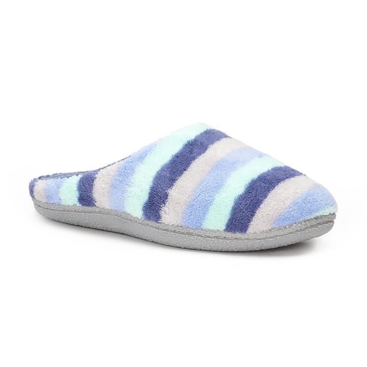 Women's Dearfoams Microfiber Terry Clog Slippers, Size: Xl Medium, Blue Other