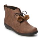 Soft Style By Hush Puppies Jinger Women's Ankle Boots, Size: 6, Brown