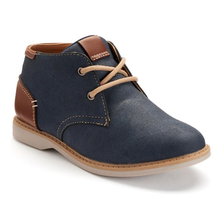 Sonoma Goods For Life&trade; Boys' Chukka Boots, Size: 2, Blue (navy)