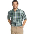 Men's Arrow Marina Beach Classic-fit Plaid Button-down Shirt, Size: Large, Green Oth