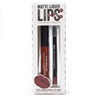 Academy Of Colour 2-pc. Matte Liquid Lips, Brown