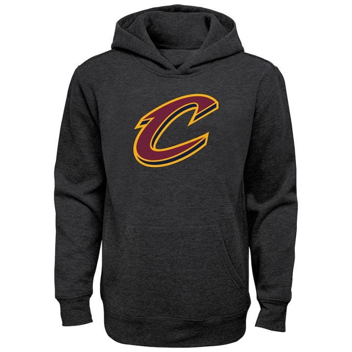 Boys 8-20 Cleveland Cavaliers Promo Hoodie, Size: L 14-16, Grey (charcoal)