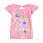 Girls 4-10 Jumping Beans&reg; Flutter Cross-back Tee, Size: 6x, Brt Pink