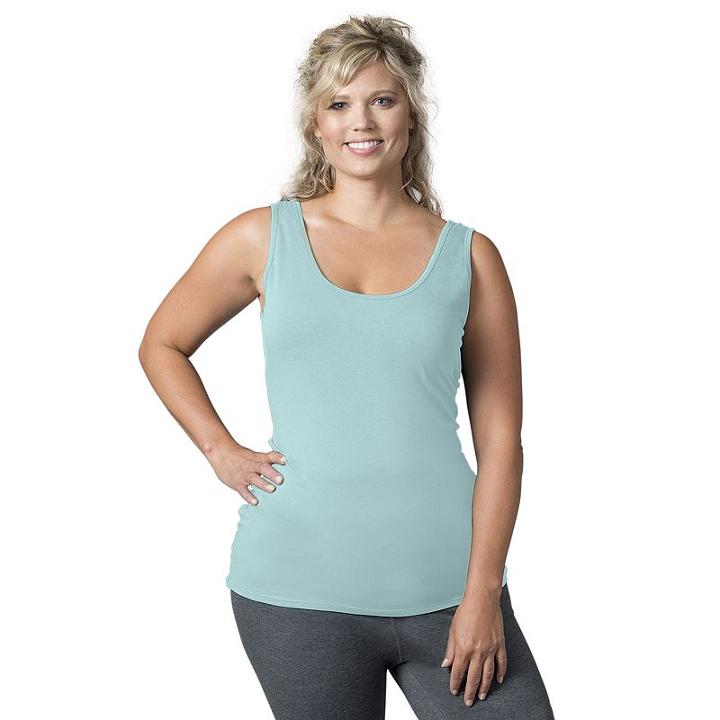 Plus Size Soybu Lola Scoopneck Yoga Tank, Women's, Size: 3xl, Light Blue
