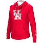 Women's Houston Cougars Crossover Hoodie, Size: Large, Dark Red