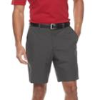Men's Croft & Barrow&reg; Classic-fit Easy-care Stretch Flex-waist Flat-front Shorts, Size: 32, Brown