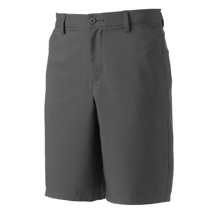 Men's Fila Sport Golf&reg; Driver Stretch Performance Golf Shorts, Size: 31, Dark Grey