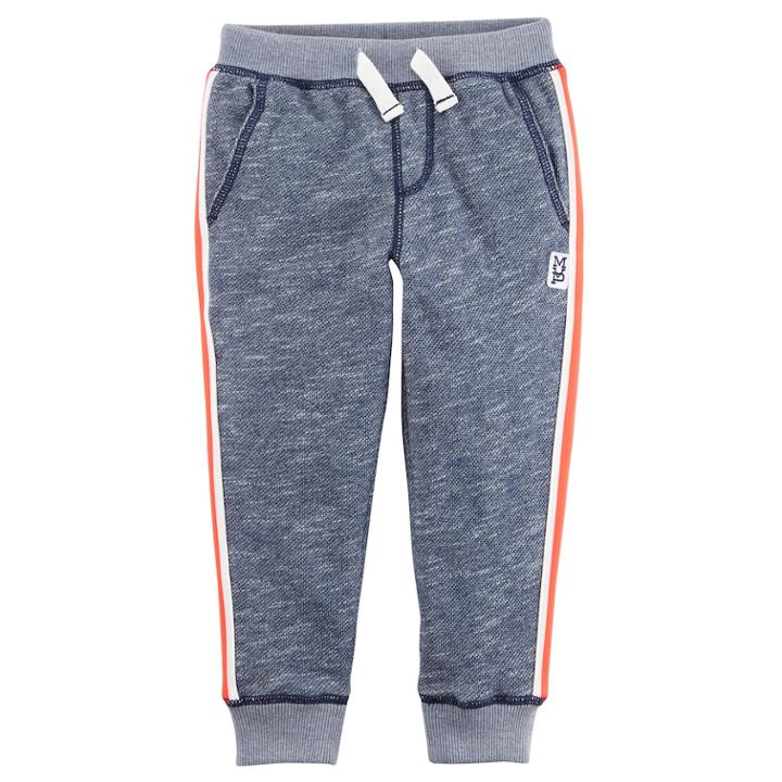 Boys 4-8 Carter's Textured Jogger Pants, Size: 8, Light Grey