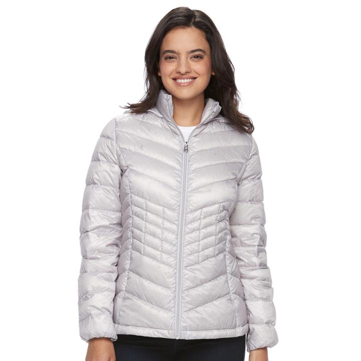 Women's Zeroxposur Tara Packable Hooded Down Jacket, Size: Xl, Vapor