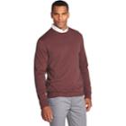 Men's Van Heusen Flex Classic-fit Fleece Knit Crewneck Sweater, Size: Medium, Med Red
