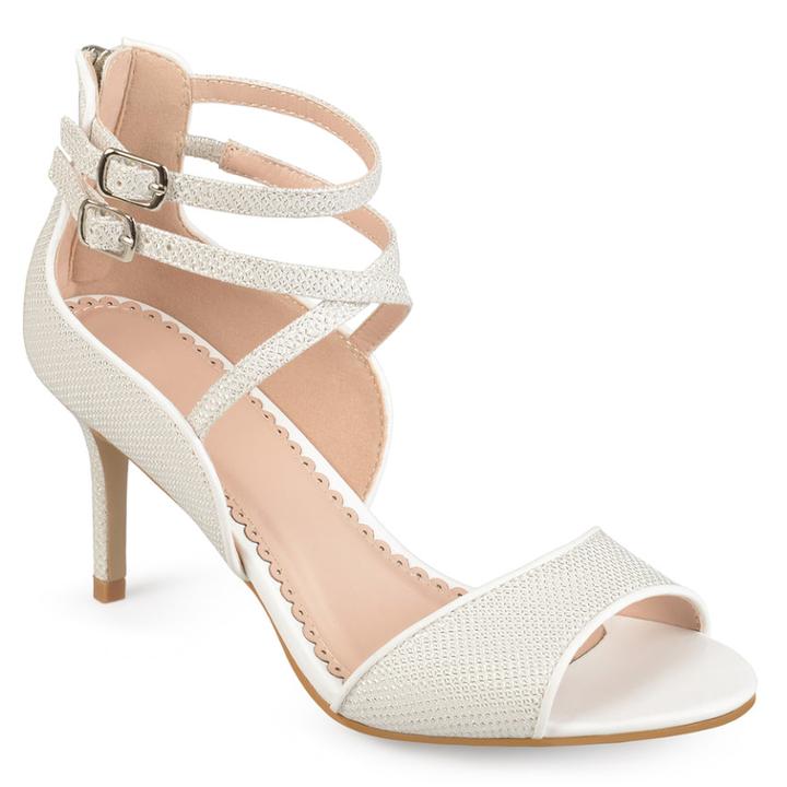 Journee Collection Bryce Women's High Heels, Size: Medium (12), White