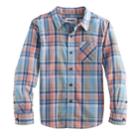Boys 4-7x Sonoma Goods For Life&trade; Plaid Button Down Shirt, Size: 6, Yellow