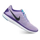 Nike Flex Run 2016 Women's Running Shoes, Size: 7.5, Drk Purple