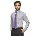 Men's Marc Anthony Slim-fit Non-iron Stretch Dress Shirt, Size: 17-32/33, Black