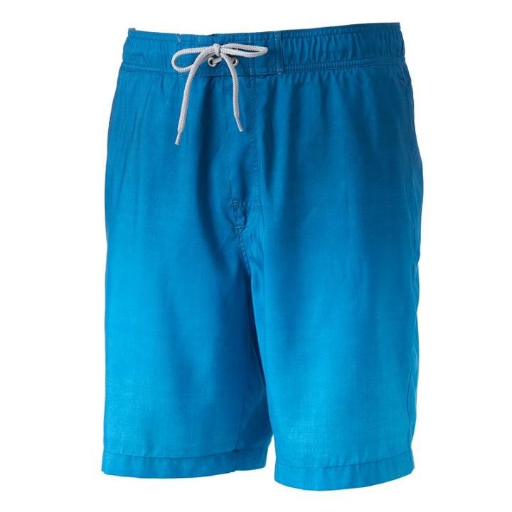 Big & Tall Sonoma Goods For Life&trade; Ombre Eclipse Swim Trunks, Men's, Size: 3xb, Blue (navy)