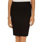 Juniors' Iz Byer California Pull-on Pencil Skirt, Girl's, Size: Xl, Black