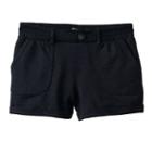 Girls 7-16 So&reg; French Terry Slubbed Soft Shorts, Girl's, Size: 10, Black