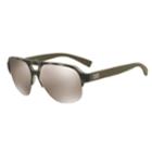 Armani Exchange Ax4056s 59mm Aviator Mirror Sunglasses, Men's, White