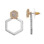 Coco Lane Hexagon Ear Jacket Earrings, Women's, Multicolor