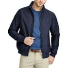 Men's Chaps Classic-fit Sateen Bomber Jacket, Size: Medium, Blue (navy)