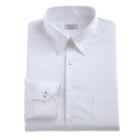 Men's Izod Regular-fit Plaid Stretch Dress Shirt - Men, Size: 2x-34/35, White
