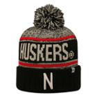 Adult Top Of The World Nebraska Cornhuskers Heezy Skate Hat, Black
