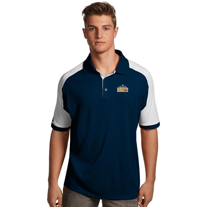 Men's Antigua Denver Nuggets Century Polo, Size: Xxl, Blue (navy)