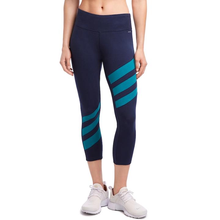 Women's Jockey Sport Domination Midrise Capri Leggings, Size: Large, Green