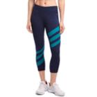 Women's Jockey Sport Domination Midrise Capri Leggings, Size: Large, Green