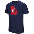 Men's Under Armour Atlanta Braves State Tee, Size: Small, Blue (navy)