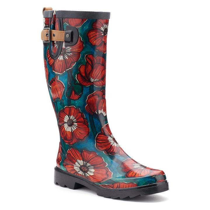 Chooka Women's Waterproof Rain Boots, Size: 7, Turquoise/blue (turq/aqua)