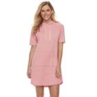Women's Sonoma Goods For Life&trade; French Terry Hoodie Shift Dress, Size: Large, Med Pink
